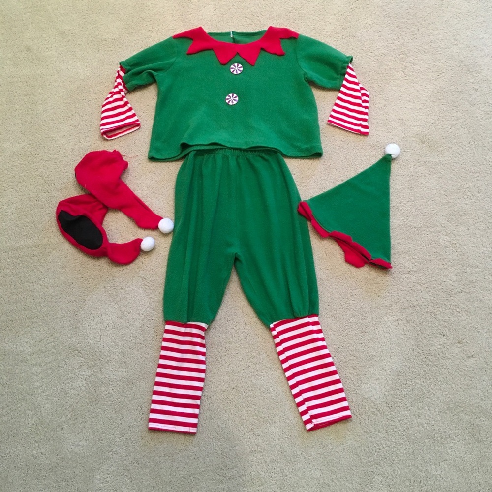 Kids Christmas Elf costume